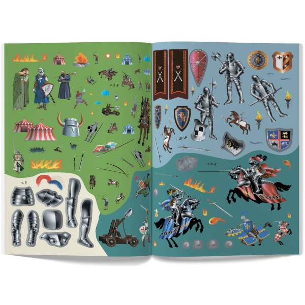 Фото -  Crystal Book Книжка з наліпками. Лицарі (9789669369789)