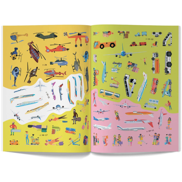 Фото -  Crystal Book Книжка з наліпками. Літаки (9789669872449)