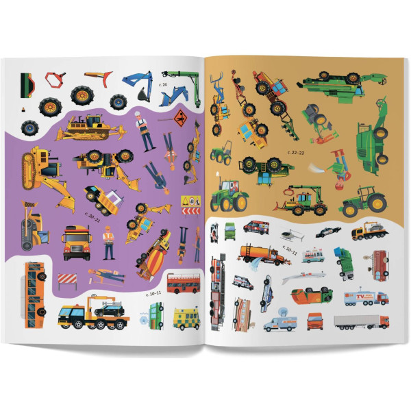 Фото -  Crystal Book Книжка з наліпками. Розумні машини (9789669872388)