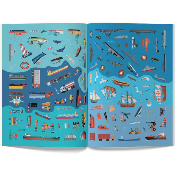 Фото -  Crystal Book Книжка з наліпками. Кораблі (9789669872463)