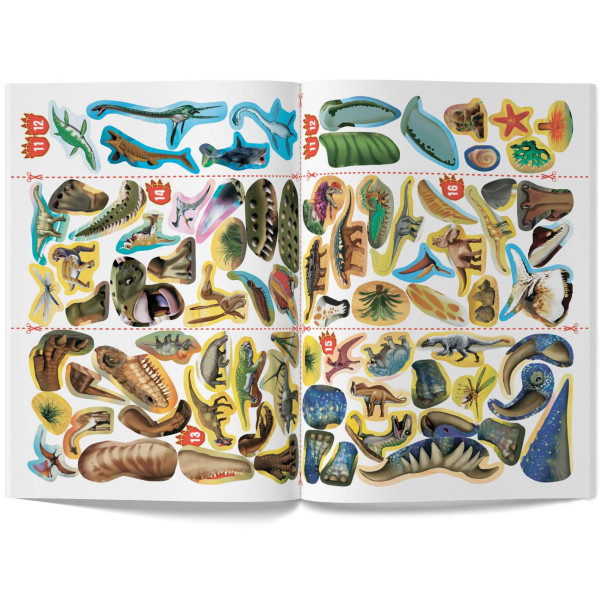 Фото -  Crystal Book Меганаліпки. Динозаври (9789669870919)