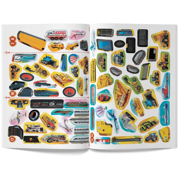 Фото -  Crystal Book Меганаклейки. Умные машины (9786175474280)