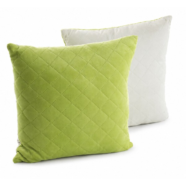 Фото - Подушка декоративна Руно 40х40 VeLour Olive Green (311.55_Olive Green ромб)