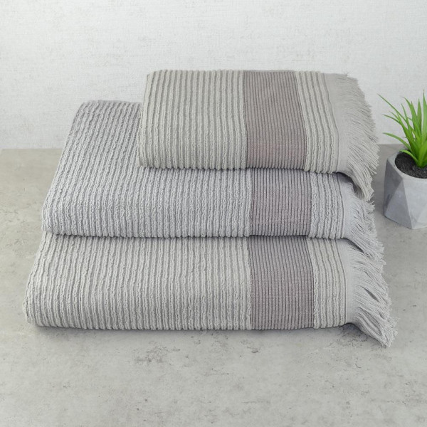 Фото - Полотенце для рук GM Textile махровое серый Осло 40x70
