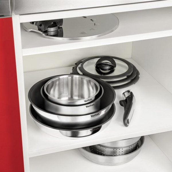 Фото - Набір посуду зі знімною ручкою Tefal L948SC04 Ingenio Emotion 12 пр.