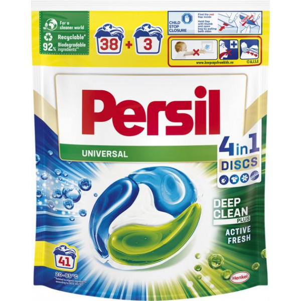 Фото - Капсули для прання Persil Диски Універсальні 41шт