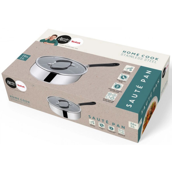 Фото - Сотейник Tefal E3033275 Jamie Oliver Home Cook  24 см