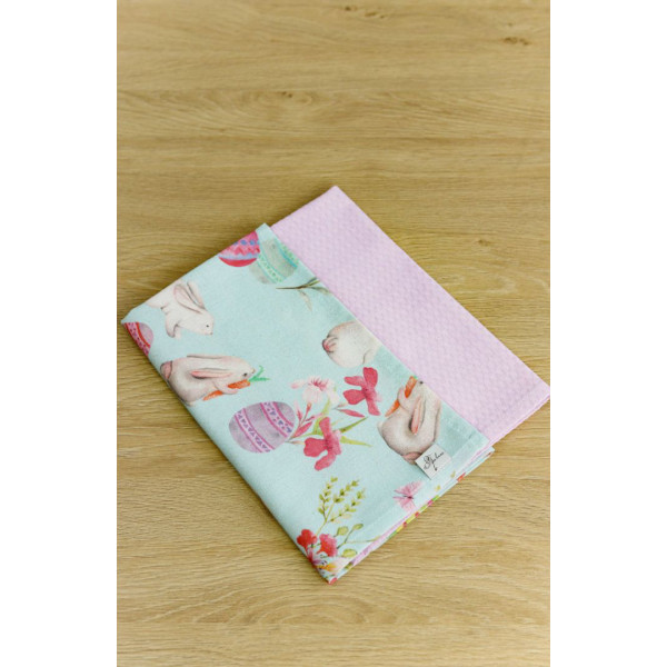 Фото - Набір рушників Прованс Писанка блакитна 2 шт. 45х55 (028783)