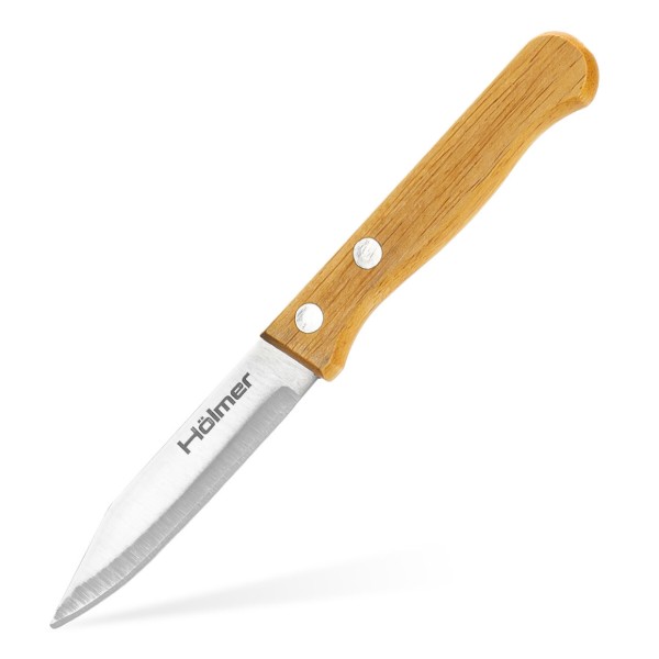 Фото - Ніж для овочів Holmer KF-718512-PW Natural