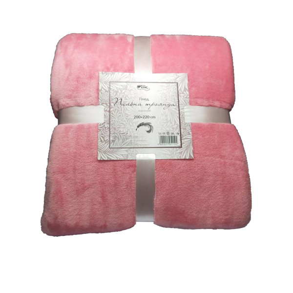 Фото - Плед євро 200х220см Пильна троянда WFB-4400DR