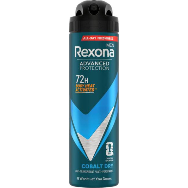 Фото - Дезодорант аерозольний Rexona Кобальт 72 години 150 мл Фото - Дезодорант аерозольний Rexona Кобальт 72 години 150 мл