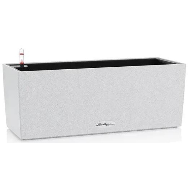Фото - Вазон Lechuza BALCONERA Stone 50 кварцовий білий 15657 Фото - Вазон Lechuza BALCONERA Stone 50 кварцовий білий 15657