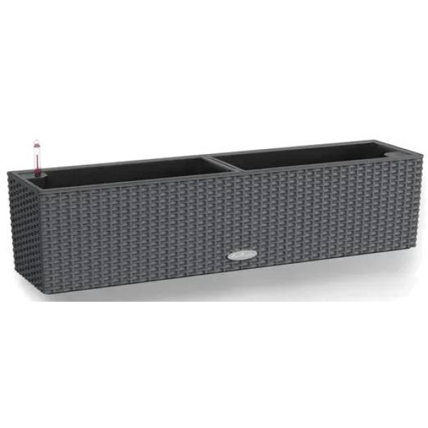 Фото - Вазон Lechuza 80\19\19 Балконера Котедж Граніт (15612) Фото - Вазон Lechuza 80\19\19 Балконера Котедж Граніт (15612)