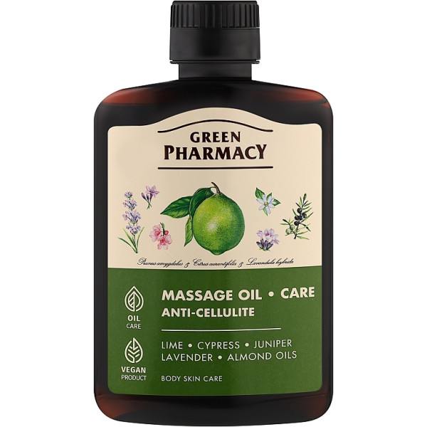 Фото - Олія для масажу Green Pharmacy 200 мл антицелюлітна (4823015918858) Фото - Олія для масажу Green Pharmacy 200 мл антицелюлітна (4823015918858)