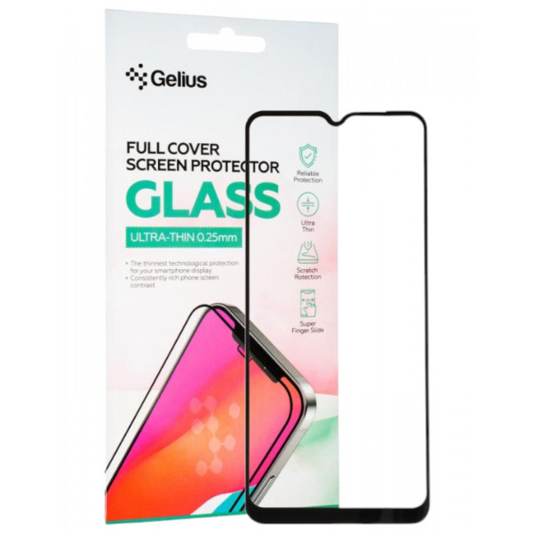Фото - Захисне скло для смартфону Gelius Full Cover Ultra-Thin 0.25mm for Motorola E13 Black (95984)