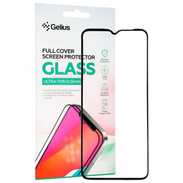 Фото - Захисне скло для смартфону Gelius Full Cover Ultra-Thin 0.25mm for Xiaomi Redmi Note 11E Black (92739)