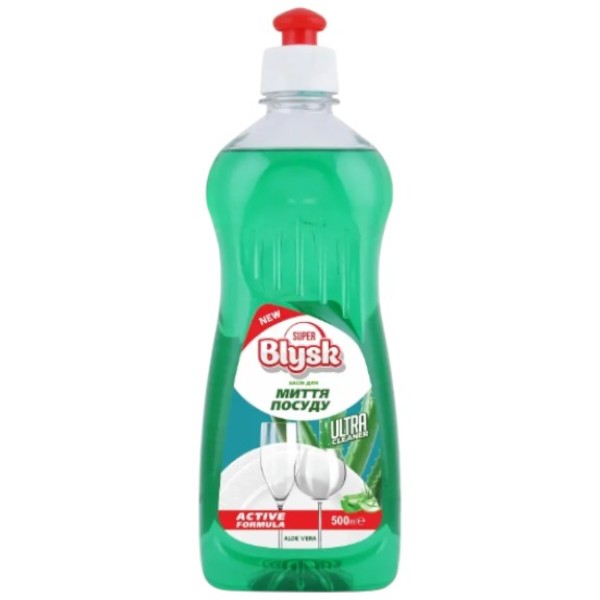 Фото - Средство для ручного мытья посуды Super Blysk Aloe vera 0,5 л (SB51134)