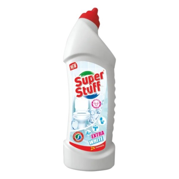 Фото - Засіб для чищення унітазу Super Stuff EXTRA WHITE 1000 мл (SF50632)