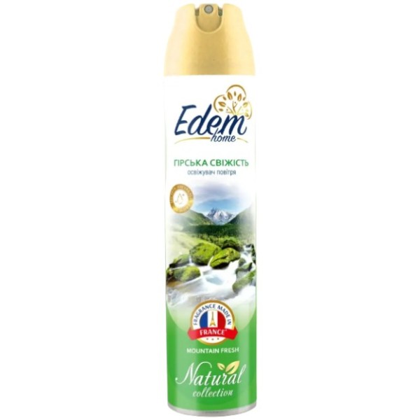 Фото - Освіжувач повітря аерозольний Edem Home Mountain freshness 300 мл (EH550168)