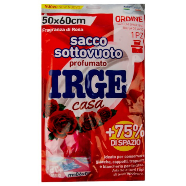 Фото - Вакуумний пакет для речей IRGE парфумований Троянда 50x60 см (SAC2011A)