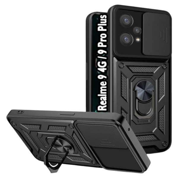 Фото - Чохол для смартфону BeCover Military for Realme 9 4G / 9 Pro Plus Black (709562)