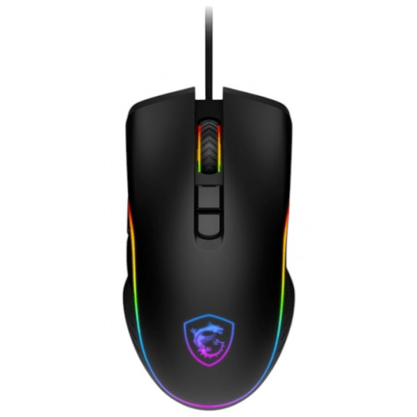 Фото - Миша дротова ігрова MSI Forge GM300 RGB Black (S12-0402300-HH9)