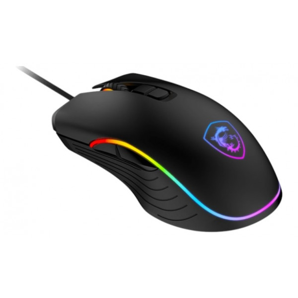 Фото - Миша дротова ігрова MSI Forge GM300 RGB Black (S12-0402300-HH9)