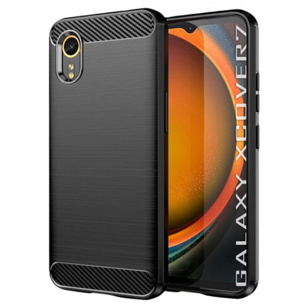 Фото - Чохол для смартфону BeCover Carbon Series for Samsung Galaxy Xcover7 Black (711892)