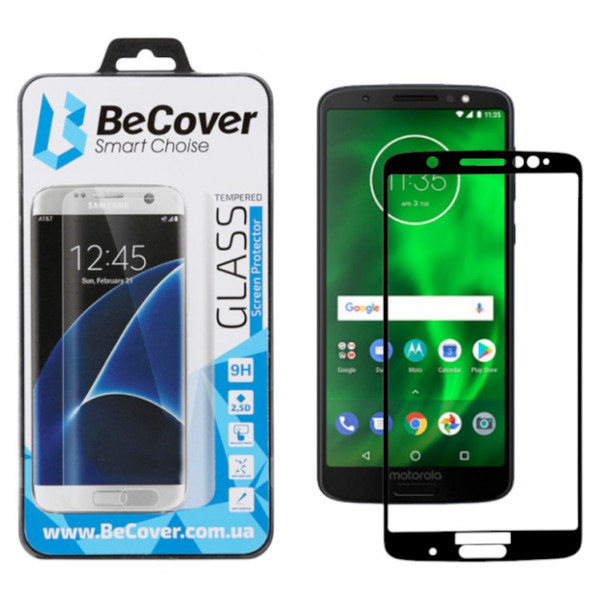 Фото - Захисне скло для смартфону BeCover for Motorola Moto G6 Plus XT1926-3 Black (703673)