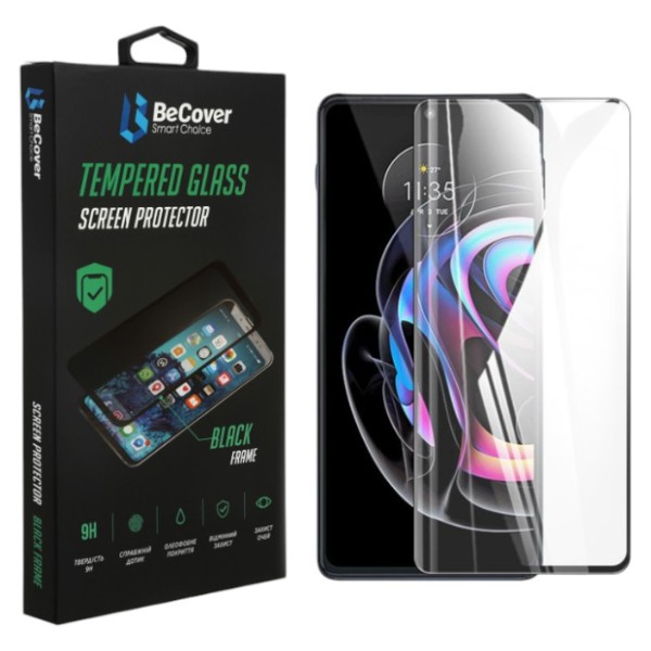 Фото - Защитное стекло для смартфона BeCover for Motorola Moto Edge 20 Lite Black (706898)