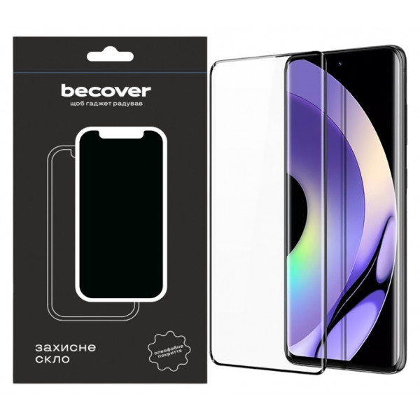 Фото - Захисне скло для смартфону BeCover for Motorola Moto G52/G82 Black (709735)