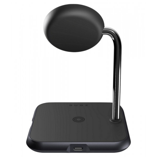Фото - Бездротовий зарядний пристрій Zens 3-in-1 Magnetic Aluminium Wireless Charger Black (ZEDC19B/00)