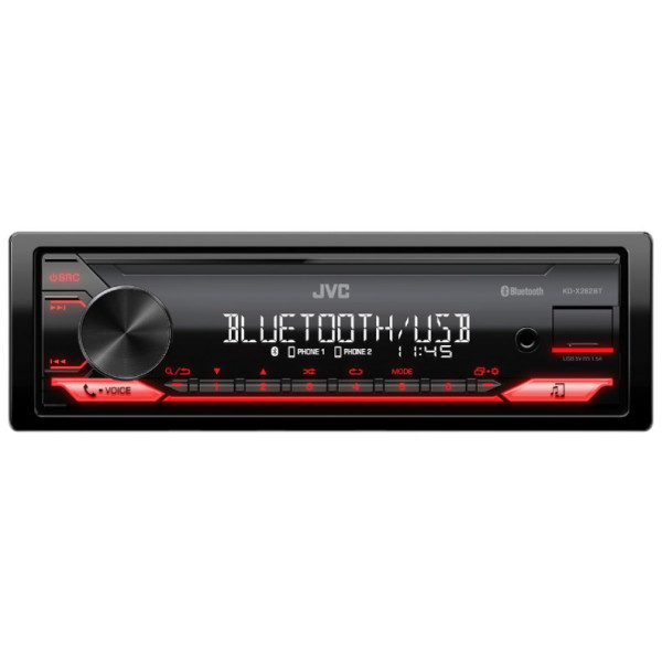 Фото - Авторесивер 1DIN JVC KD-X282BT