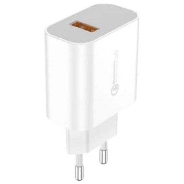 Фото - Сетевое зарядное устройство Foneng EU46 QC3.0 Charger 1USBх3A White (EU46-CH-IP) + кабель Lightning