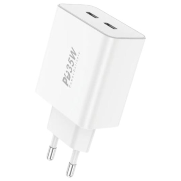 Фото - Мережевий зарядний пристрій Foneng EU50 PD35W Fast Charger 2USBх3A White (EU50-CH)