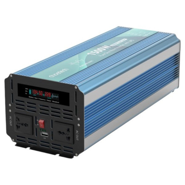 Фото - Інвертор автомобільний Choetech 12V 220V 1500Вт (INV-C1500WUPS-EU)