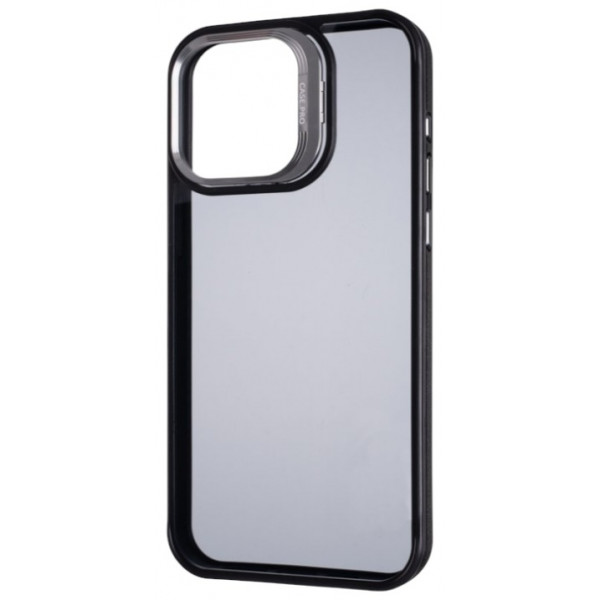 Фото - Чохол для смартфону Gelius Elegant Bumper Case Camera stand iPhone 15 Pro Max Black (99395)