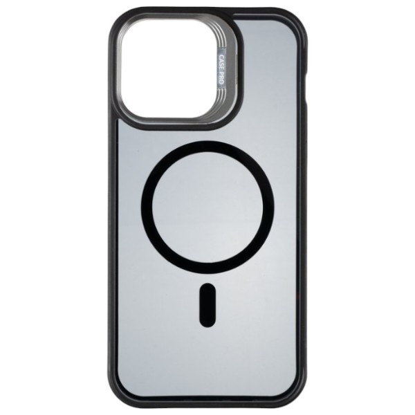 Фото - Чохол для смартфону Gelius Elegant Bumper Case Camera stand MagSafe for iPhone 16 Black (99379)