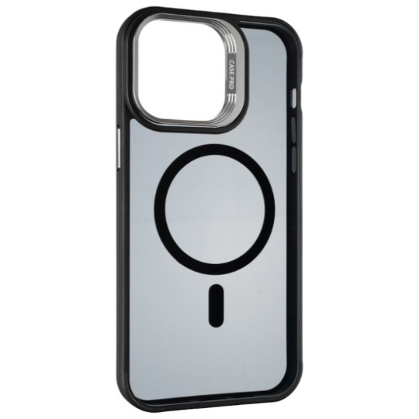 Фото - Чохол для смартфону Gelius Elegant Bumper Case Camera stand MagSafe for iPhone 16 Black (99379)