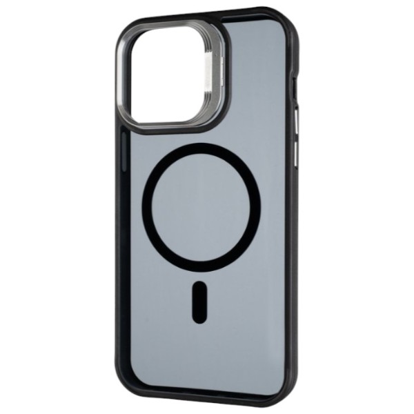 Фото - Чохол для смартфону Gelius Elegant Bumper Case Camera stand MagSafe for iPhone 16 Black (99379)