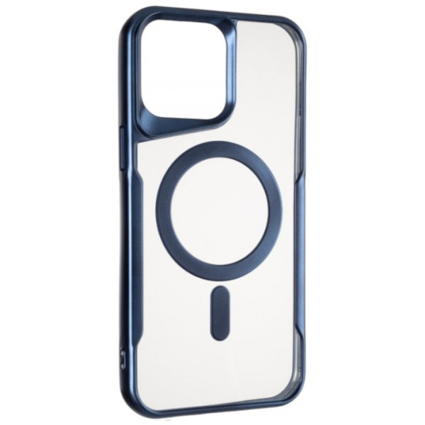 Фото - Чохол для смартфону Gelius Casual Frame Case MagSafe for iPhone 16 Deep Blue (99590)