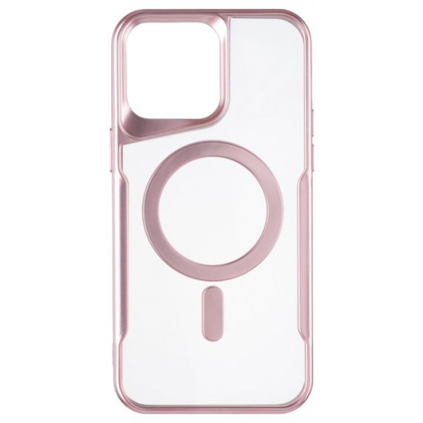 Фото - Чохол для смартфону Gelius Casual Frame Case MagSafe for iPhone 16 Rose Gold (99591)