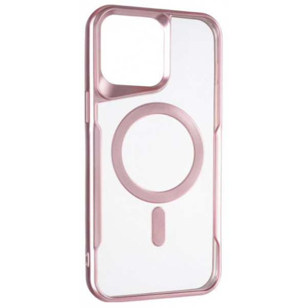 Фото - Чохол для смартфону Gelius Casual Frame Case MagSafe for iPhone 16 Rose Gold (99591)