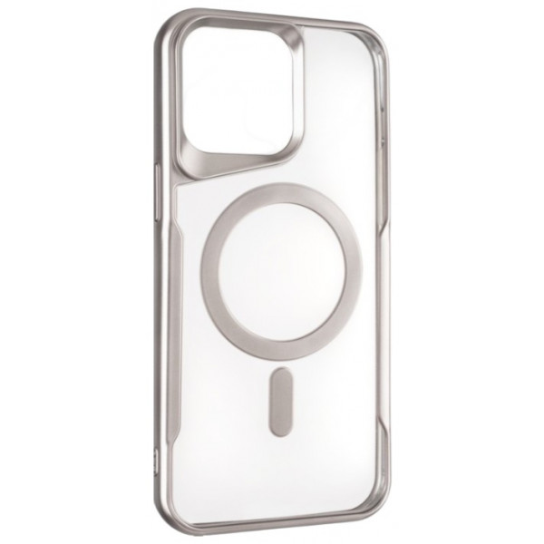 Фото - Чехол для смартфона Gelius Casual Frame Case MagSafe for iPhone 16 Titanium (99592)