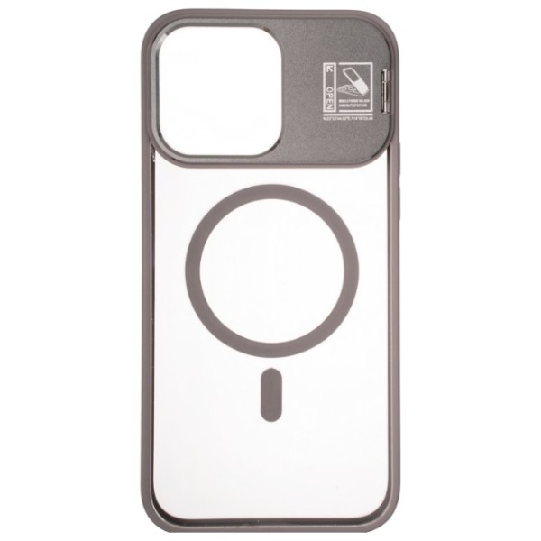 Фото - Чохол для смартфону Gelius Yoga Case Camera stand MagSafe for iPhone 15 Pro Max Gun Grey (98758)
