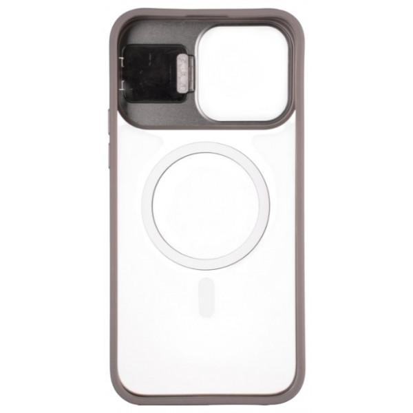 Фото - Чохол для смартфону Gelius Yoga Case Camera stand MagSafe for iPhone 15 Pro Gun Grey (98757)