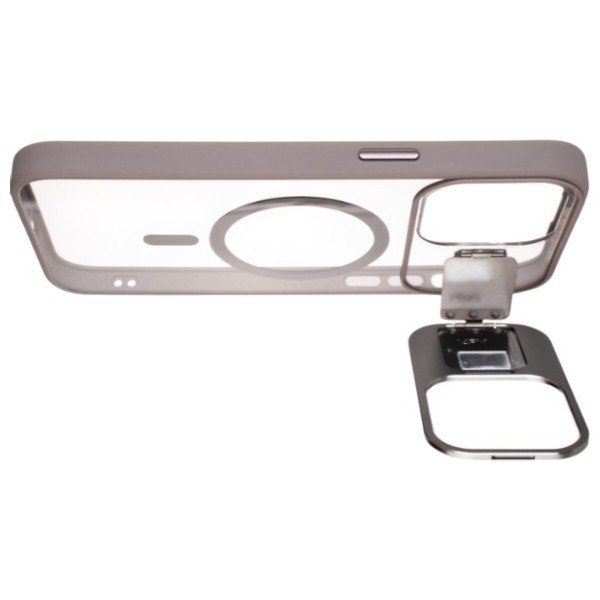 Фото - Чохол для смартфону Gelius Yoga Case Camera stand MagSafe for iPhone 15 Pro Max Gun Grey (98758)