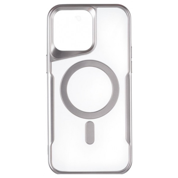 Фото - Чохол для смартфону Gelius Casual Frame Case MagSafe for iPhone 12 Pro Max Titanium (98567)