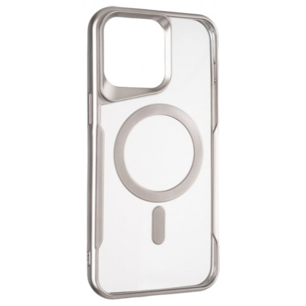 Фото - Чохол для смартфону Gelius Casual Frame Case MagSafe for iPhone 12 Pro Max Titanium (98567)