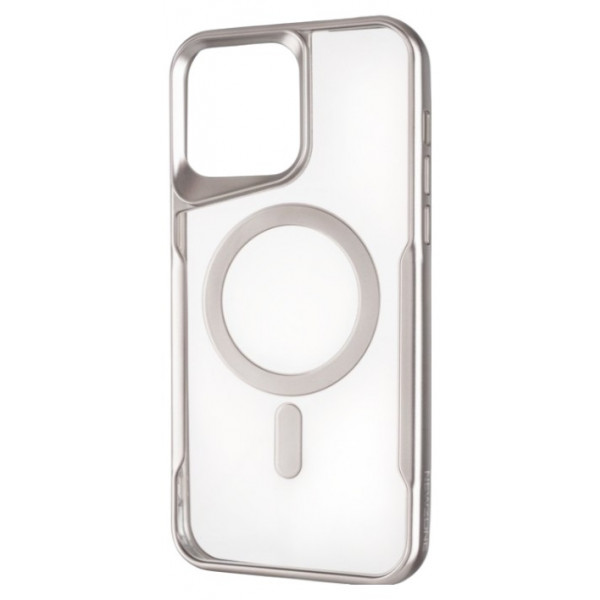 Фото - Чохол для смартфону Gelius Casual Frame Case MagSafe for iPhone 12 Pro Max Titanium (98567)